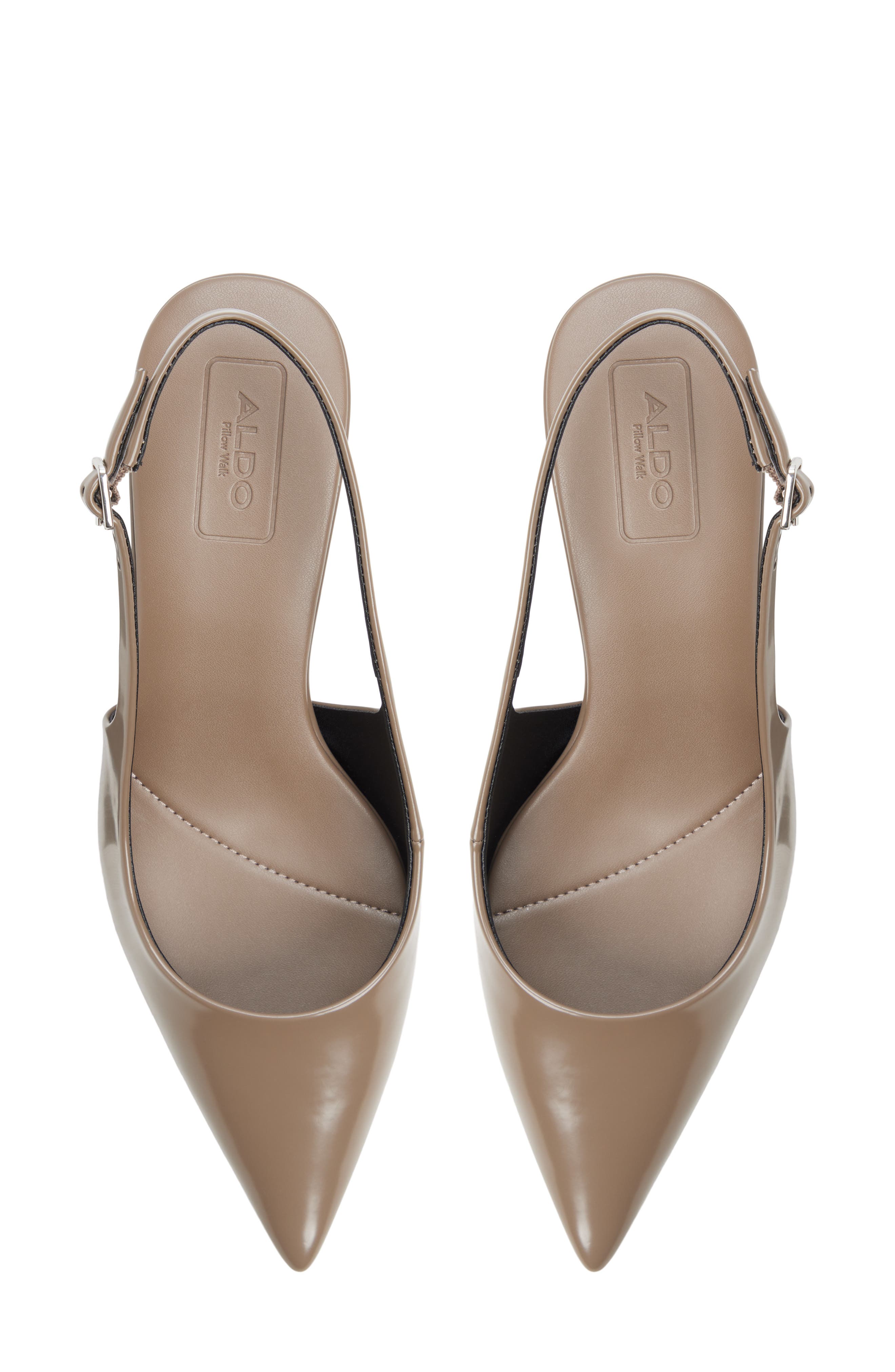 Sabbie Slingback Pointed Toe Pump, Alternate, color, KHAKI