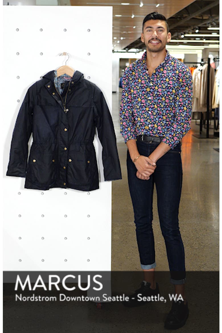 x Liberty Blaise Hooded Waxed Jacket (Nordstrom Exclusive) video