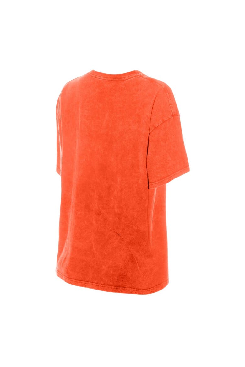 Women's New Era  Orange San Francisco Giants Mineral Wash Oversized T-Shirt, Alternate, color, Orange
