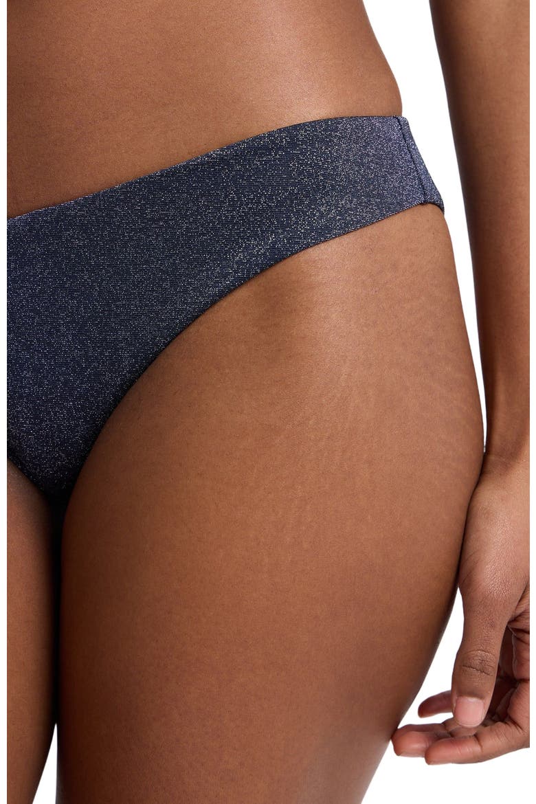 Chiara Mid-Rise Bikini Bottom, Alternate, color, Noir Navy