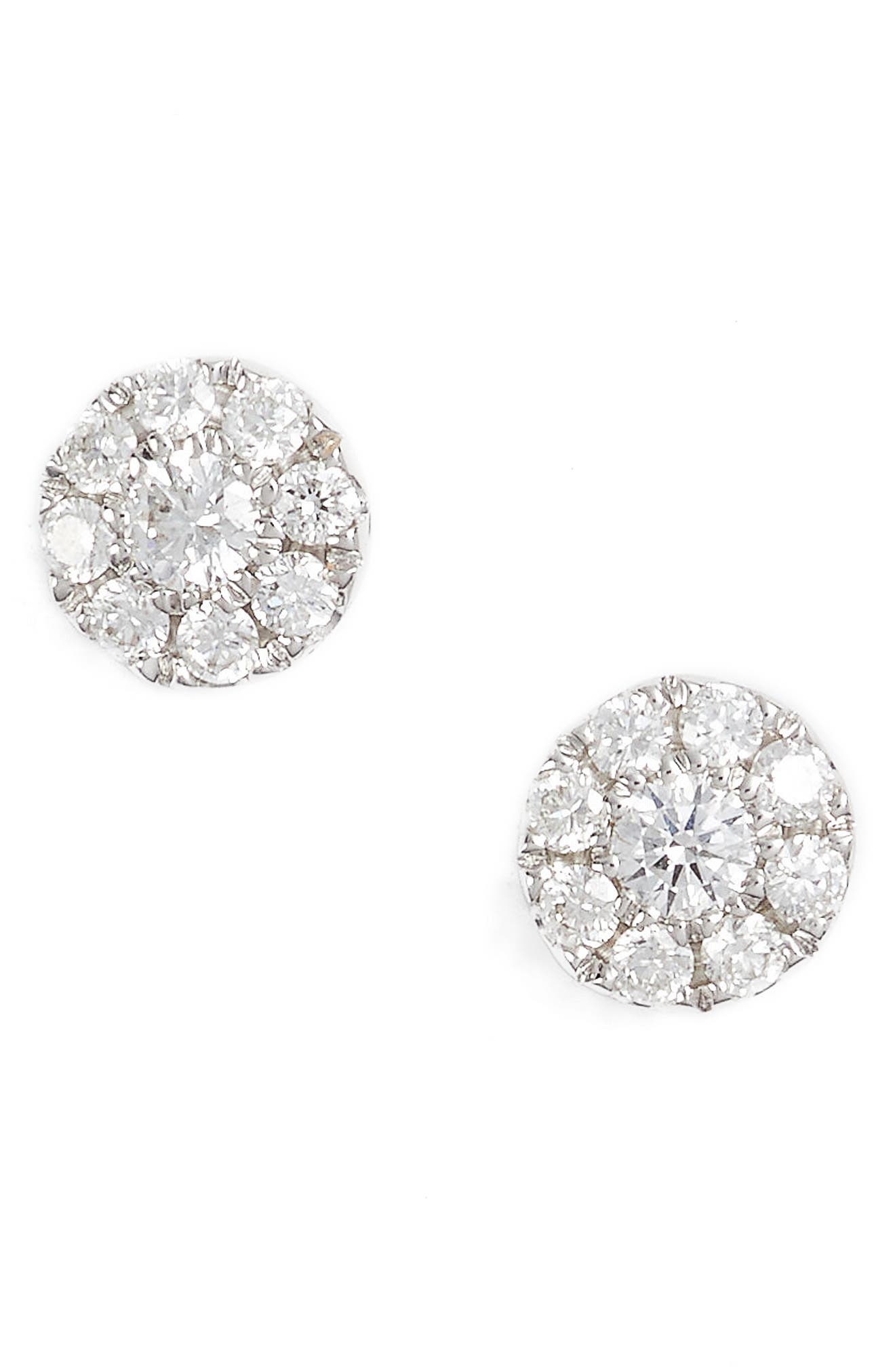 Bony Levy Simple Obsessions Pavé Diamond Stud Earrings (Nordstrom ...