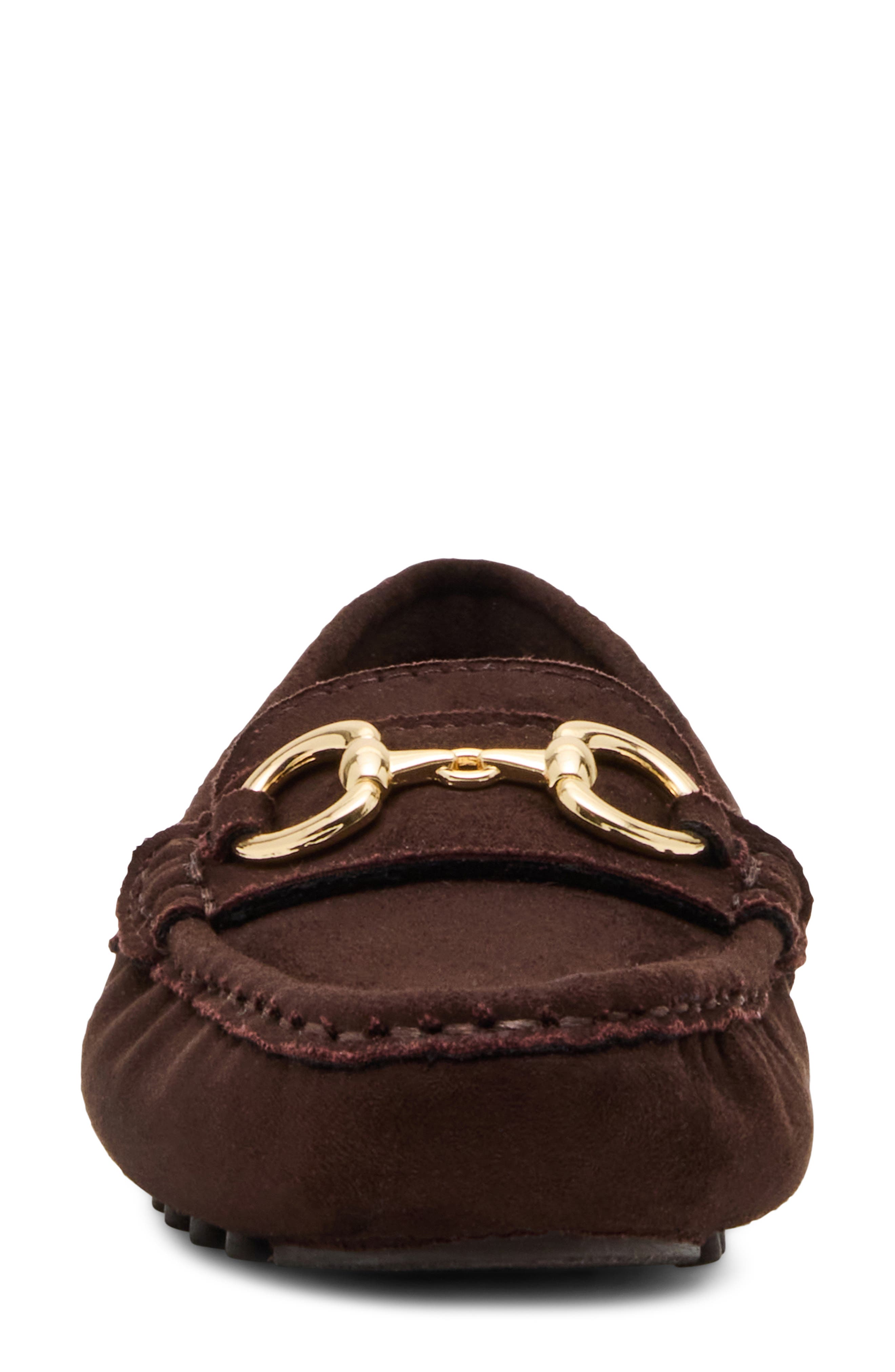 Chrystie Bit Loafer, Alternate, color, DARK BROWN