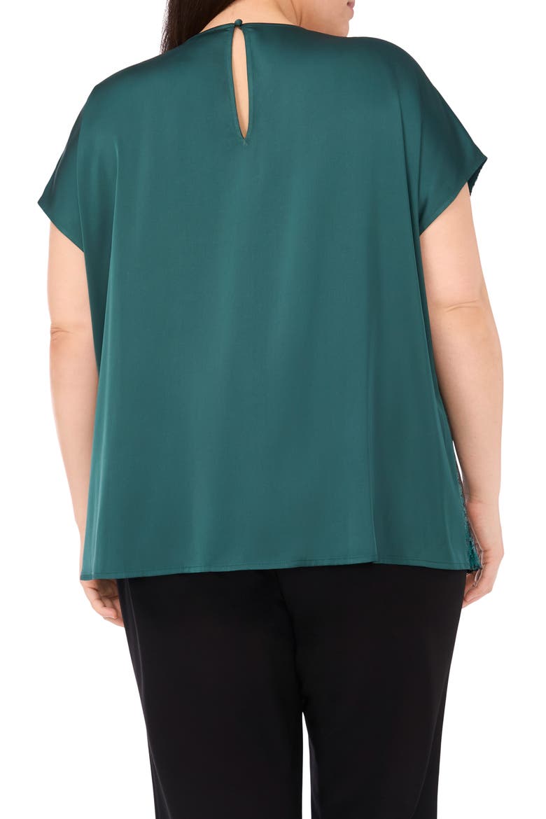 Sequin Cap Sleeve Top, Alternate, color, JUNE BUG