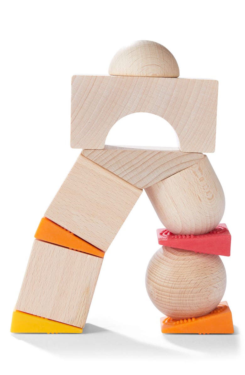 HABA Teetering Towers Arranging Blocks, Alternate, color, 