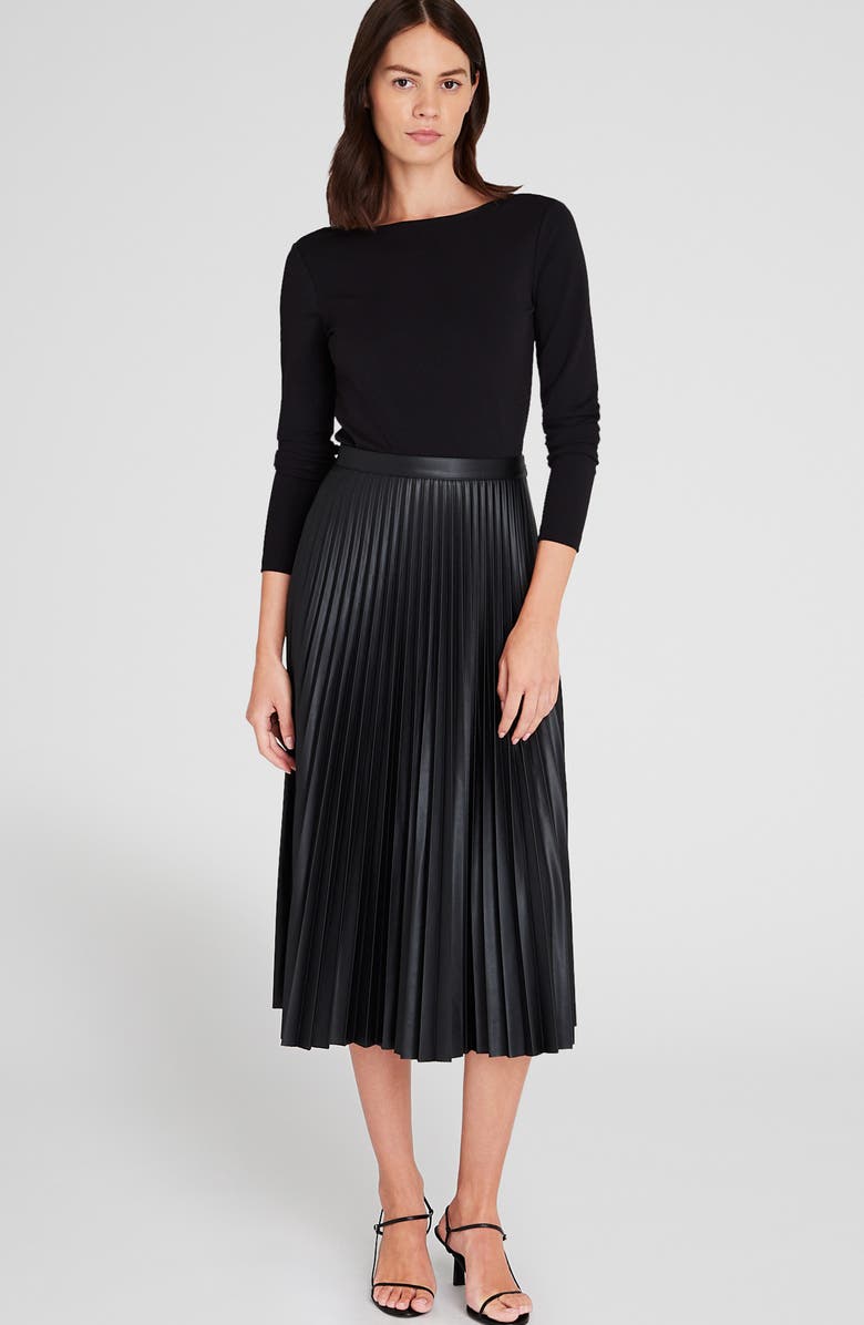 Club Monaco Ballet Neck Scoop Back Top, Alternate, color, 