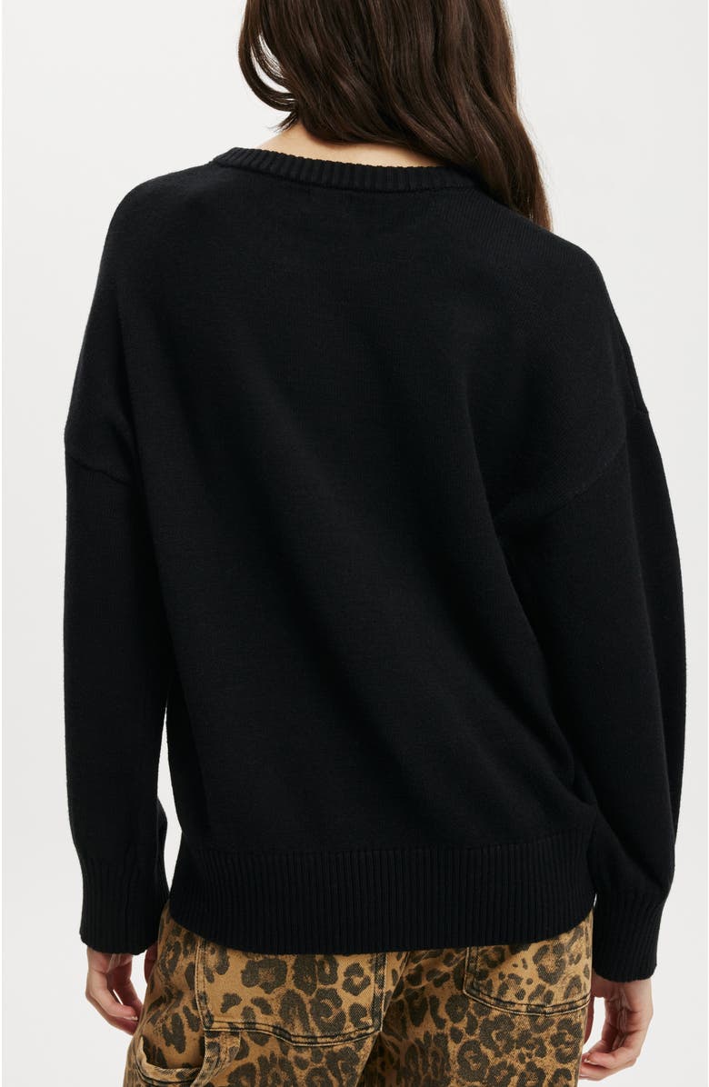 Cotton On Luxe Crew Sweater, Alternate, color, 