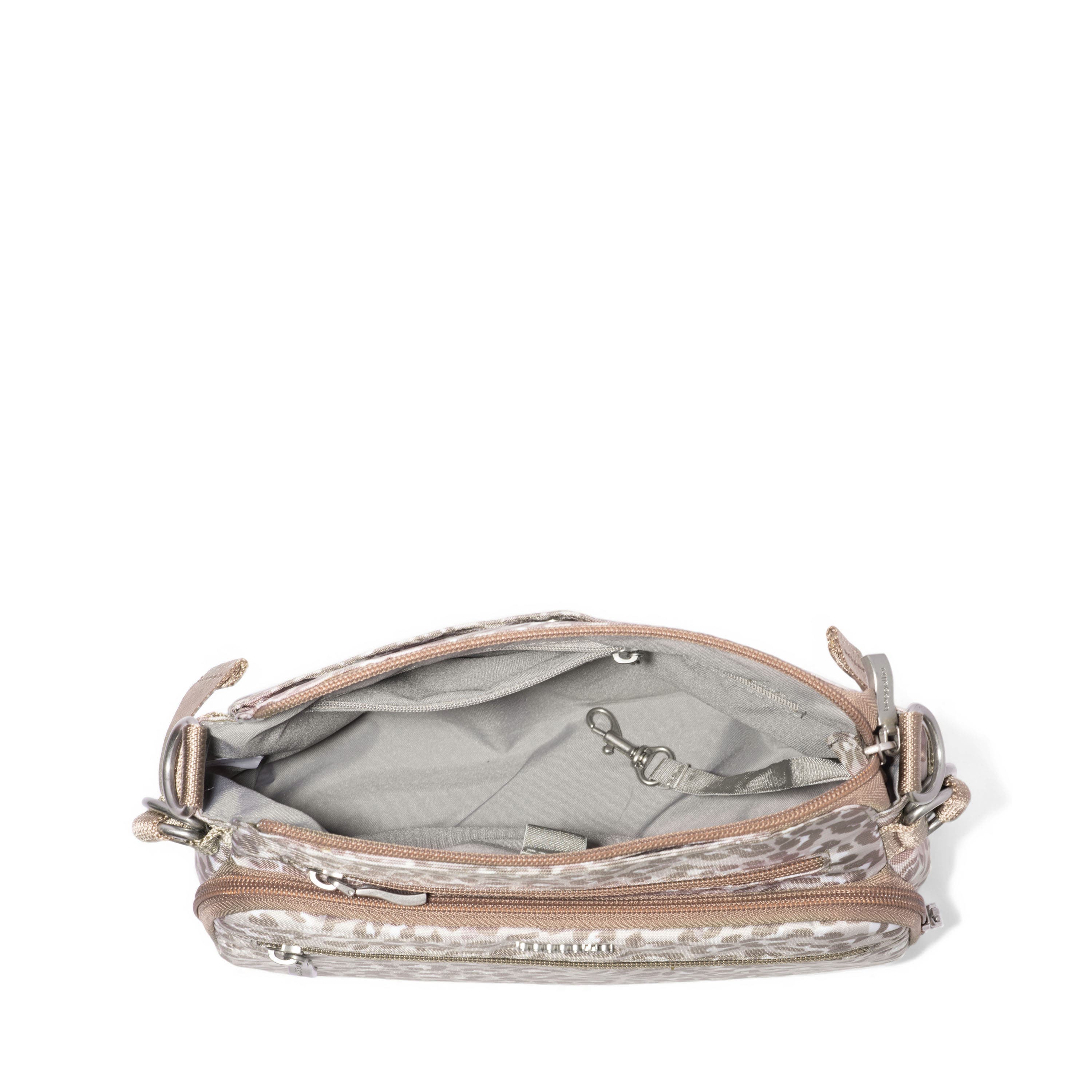 BAGGALLINI Marais Crossbody Bag, Alternate, color, Mocha Cheetah Print