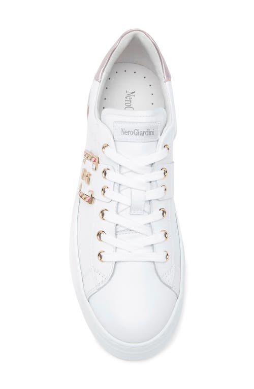 Nerogiardini Jewel Logo Platform Sneaker