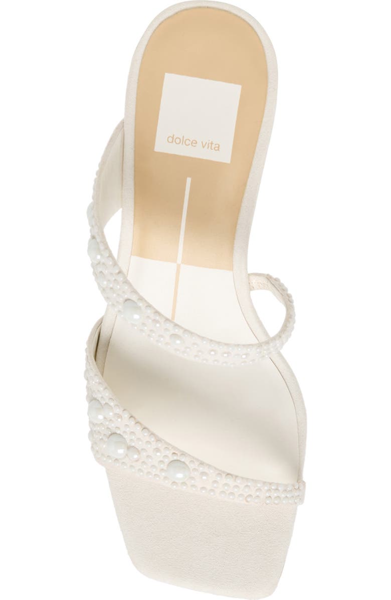 Dolce Vita Quilan Pearly Wedge Sandal, Alternate, color, Ivory Stella