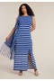 selected Blue White Stripe