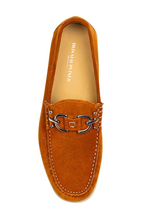 Donald Pliner Augie Bit Loafer In Brick