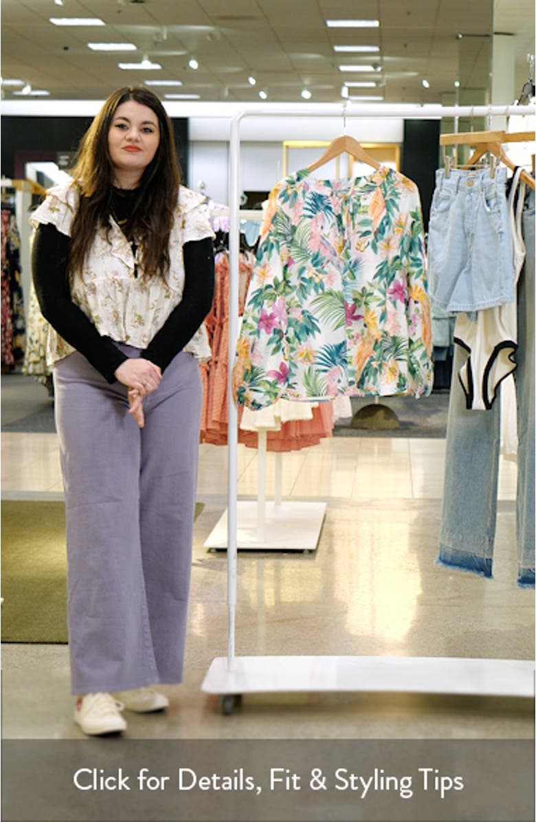 Tropical Bliss Cotton & Silk Top, sales video thumbnail