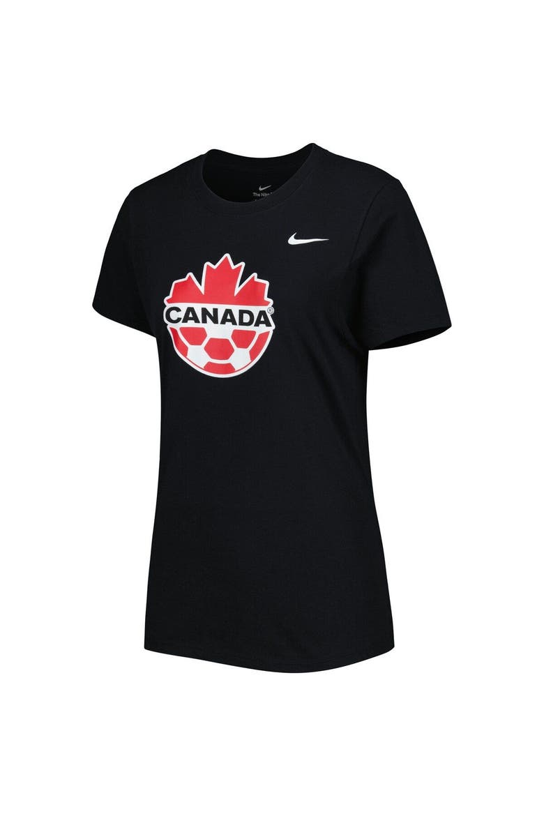 Women's Nike Black Canada Soccer Club Crest T-Shirt, Alternate, color, Black