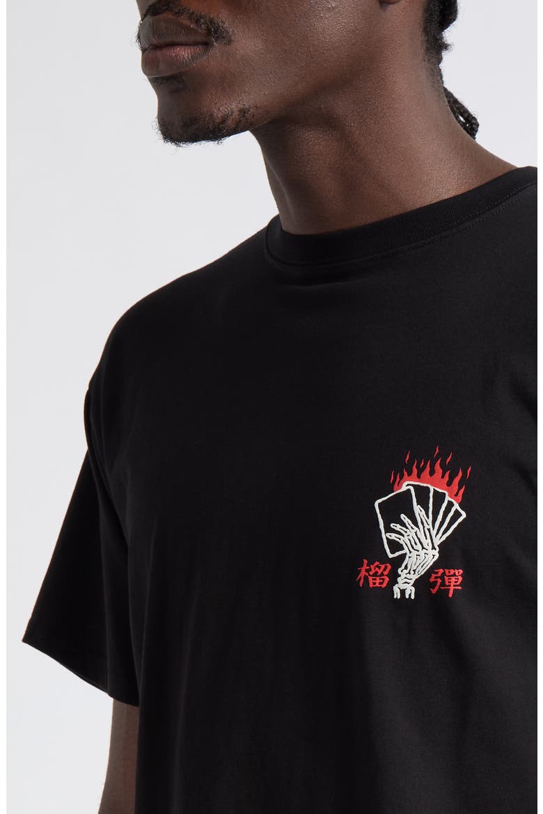 Blacklisted Boxy Graphic T-Shirt, Alternate, color, SOFT BLACK