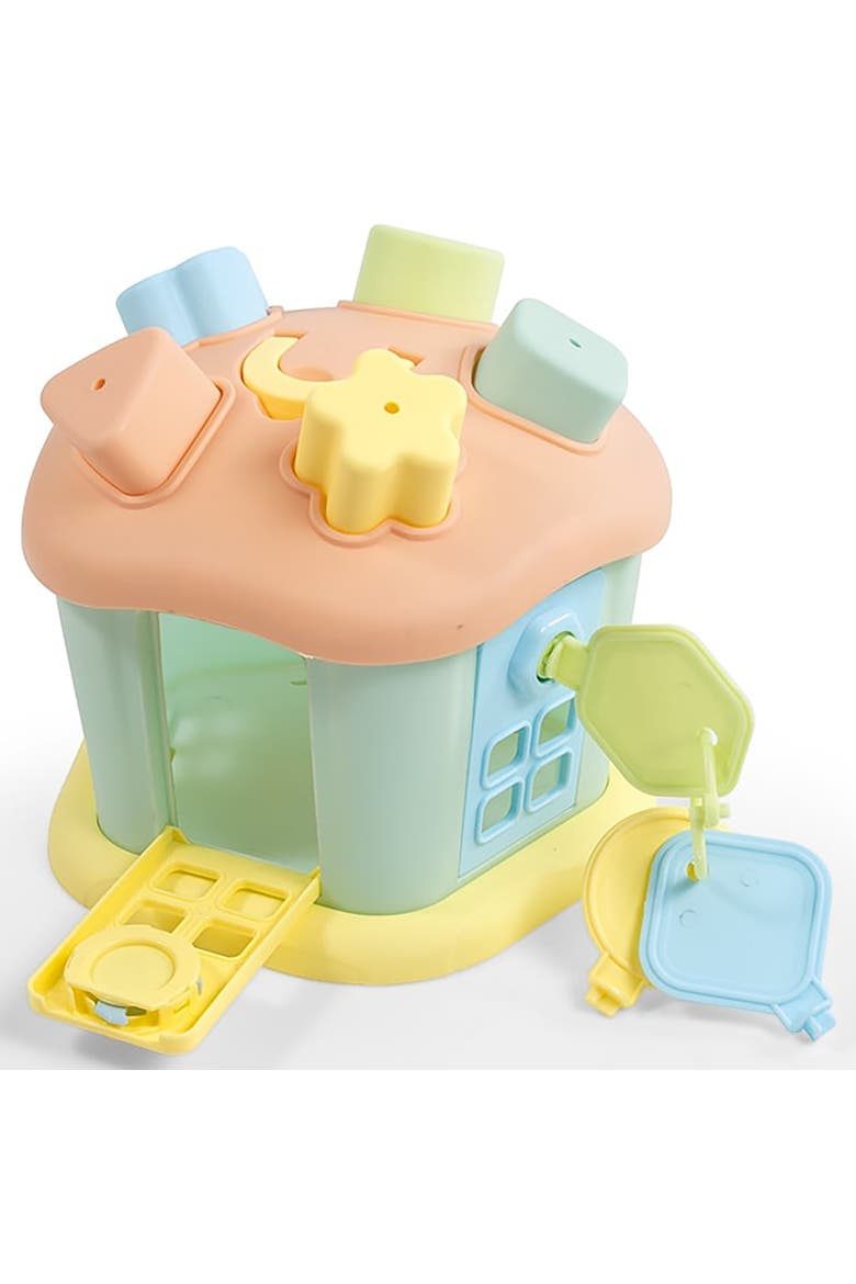 Shape Sorter, Happy House, 9 Piece Sort & Play Toy, Toddlers & Kids 12mo+, Main, color, Multicolored