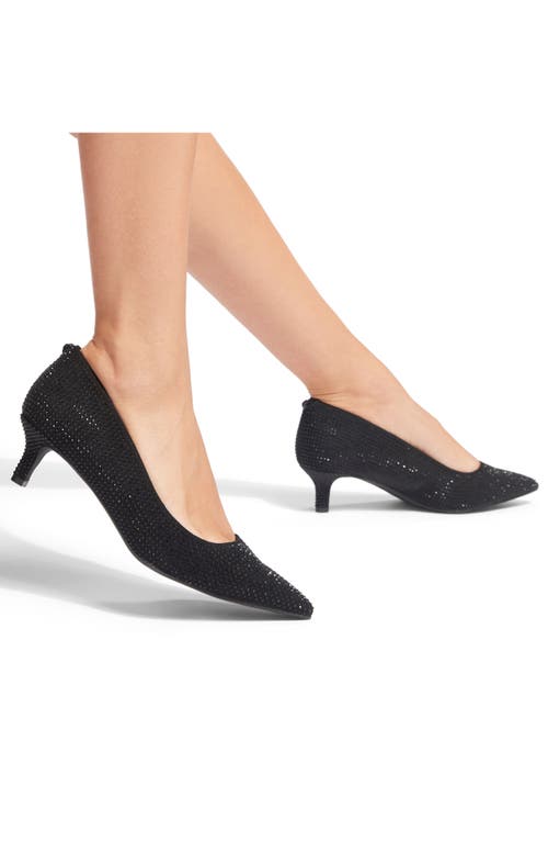 Kurt Geiger London Kensington Pointed Toe Pump In Black