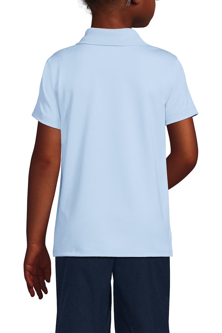 School Uniform Girls Short Sleeve Feminine Fit Rapid Dry Polo Shirt, Alternate, color, Blue
