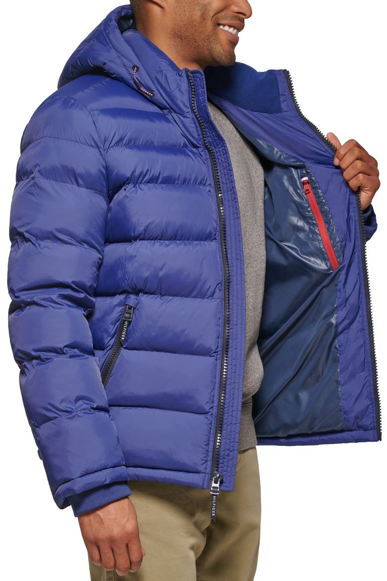 Nylon Classic Puffer Jacket, Alternate, color, ROYAL