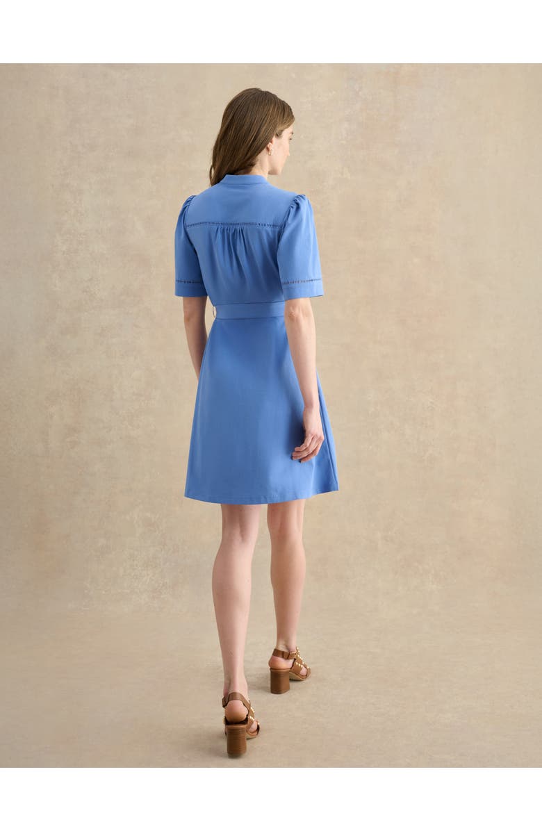 HOBBS LONDON Livvie Belted Mini Shirt Dress, Alternate, color, Riversideblue