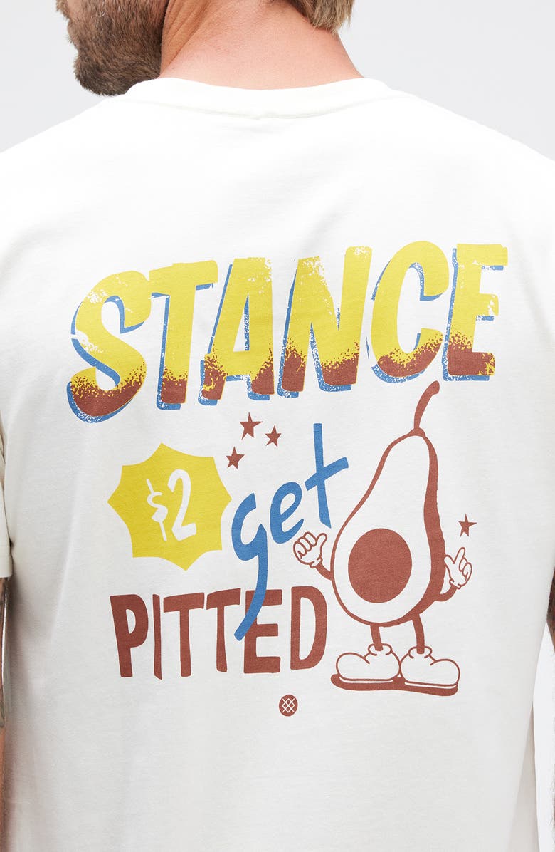 Stance Pitted Cotton Graphic T-Shirt, Alternate, color, Vintage White