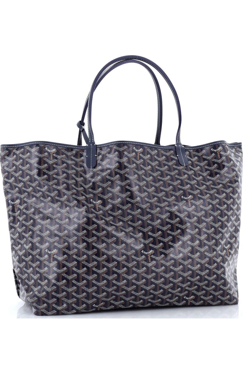 Pre-Owned Goyard Saint Louis Tote Coated Canvas GM, Alternate, color, Blue