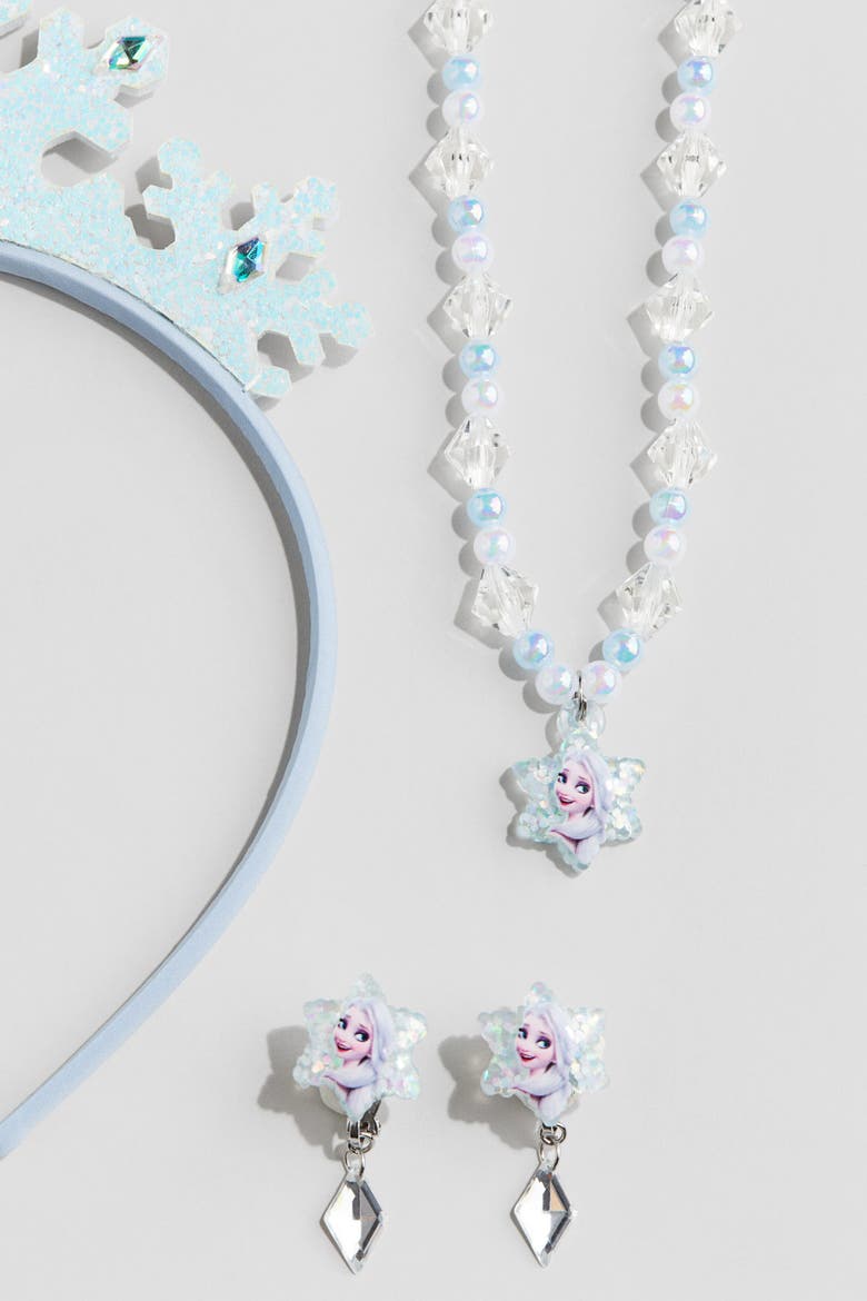 3-piece Jewelry Set, Alternate, color, Light blue/Frozen