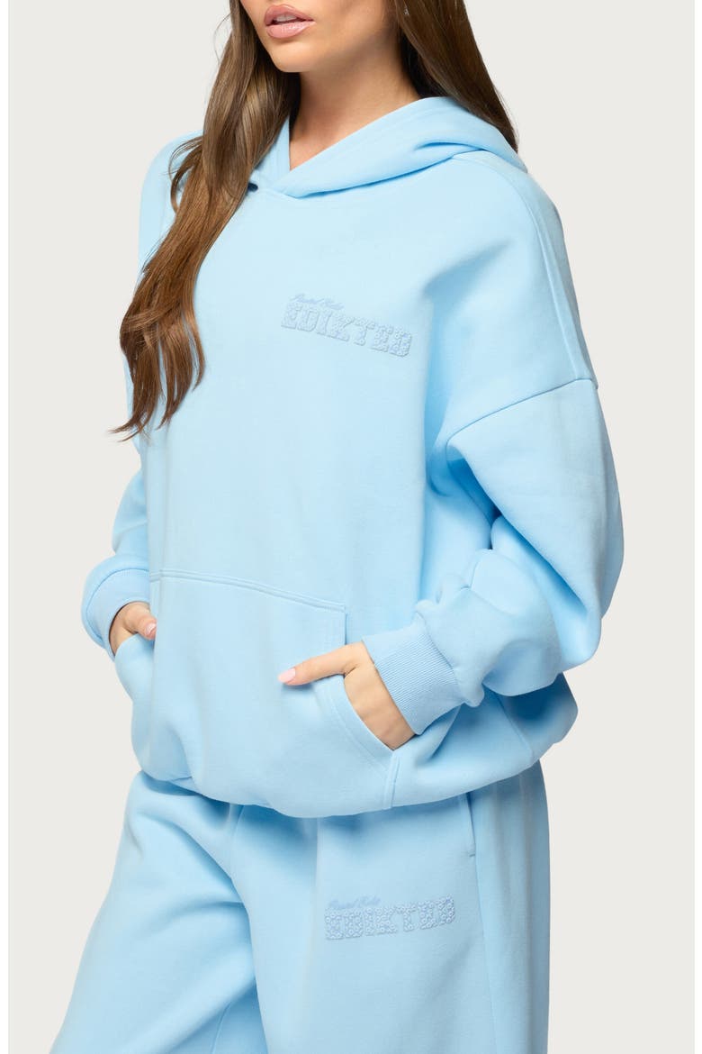 Pastel Oversize Hoodie, Alternate, color, LIGHT-BLUE