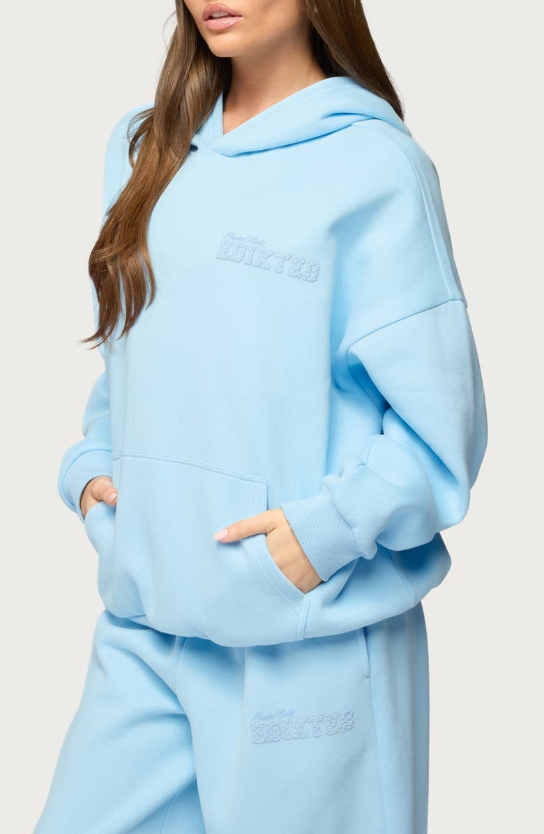 EDIKTED Pastel Oversize Hoodie, Alternate, color, 