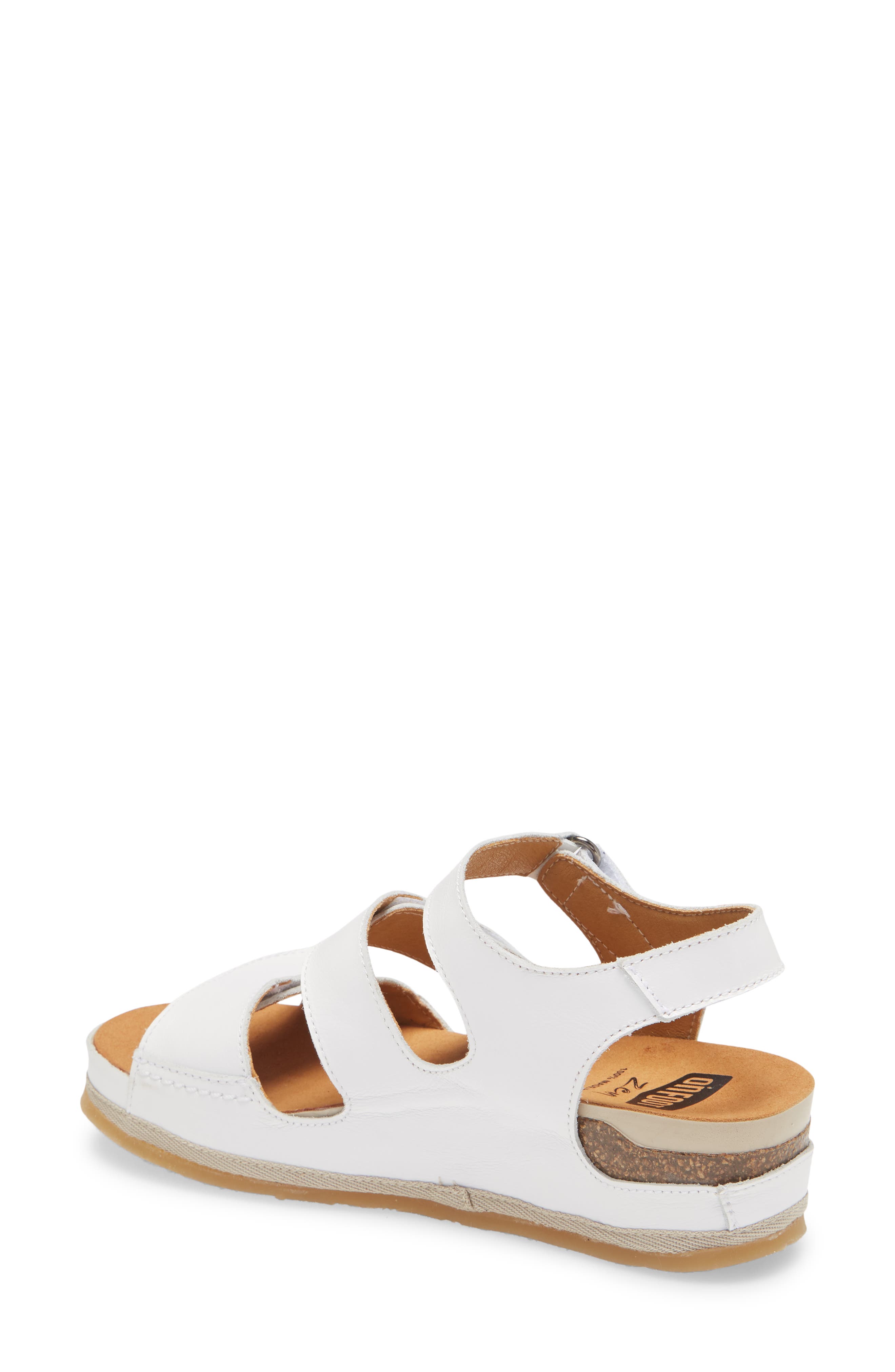 On Foot 201 Slingback Platform Sandal, Alternate, color, Blanco