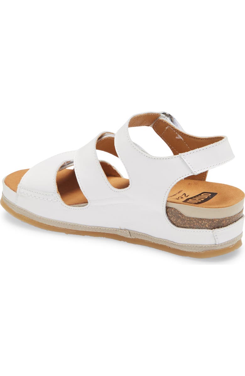 On Foot 201 Slingback Platform Sandal, Alternate, color, Blanco