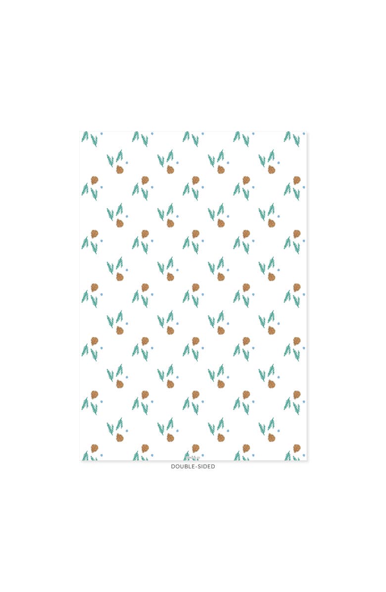 Ramus & Co Two-Sided "Pine Forest" Heavyweight Christmas/Holiday Gift Wrap, Alternate, color,