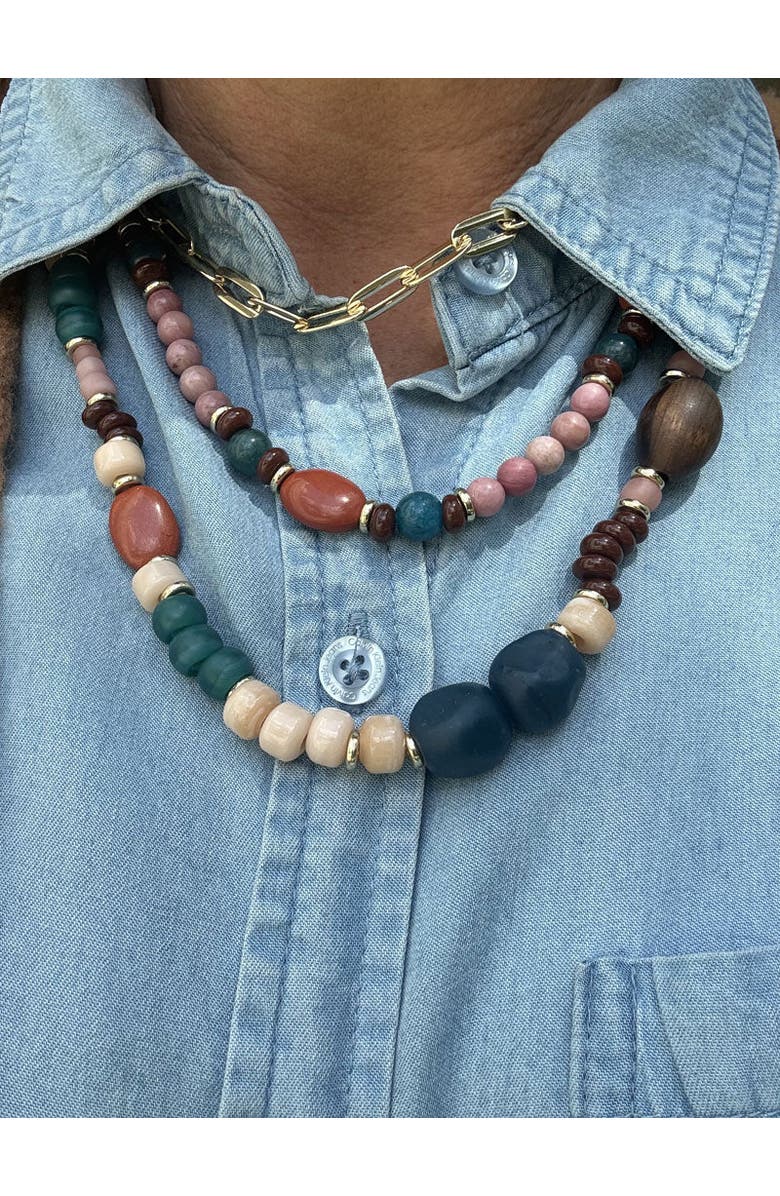 By Lilla Brownstone Necklace, Alternate, color, Multi