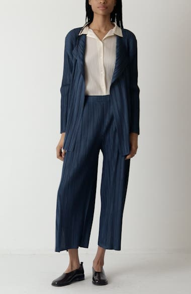Pleats Please Issey Miyake Mellow Pleated Crop Pants | Nordstrom