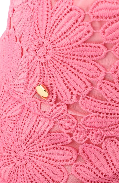 Kate Spade New York Daisy Lace Bucket Hat In Surf Pink