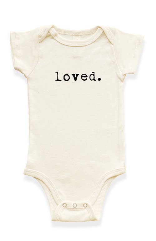 Tenth & Pine Loved Organic Cotton Bodysuit In Neutral