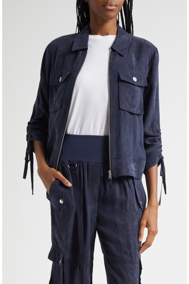 Dale Washed Twill Jacket, Main, color, NAVY