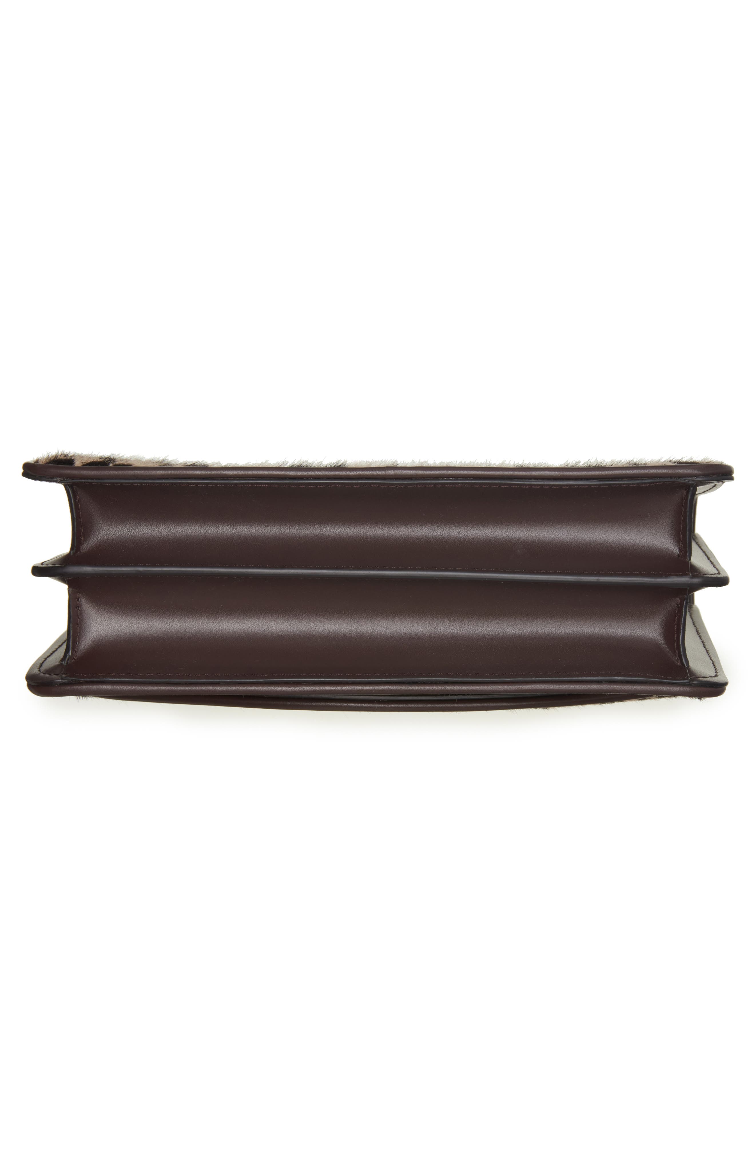 Valentino Garavani Vain VLOGO Genuine Calf Hair Shoulder Bag, Alternate, color, Testa Di Moro/ Oak Brown