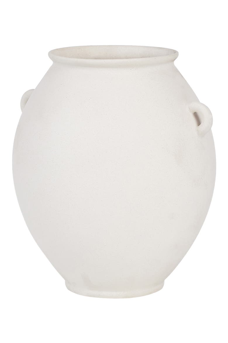 Yelva Stoneware Vase, Alternate, color, MATTE OFF-WHITE FINISH