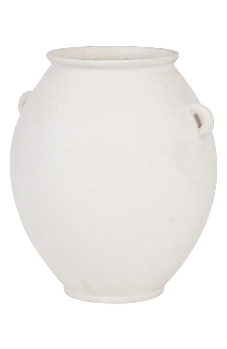 Renwil Yelva Stoneware Vase, Alternate, color, Matte Off-White Finish