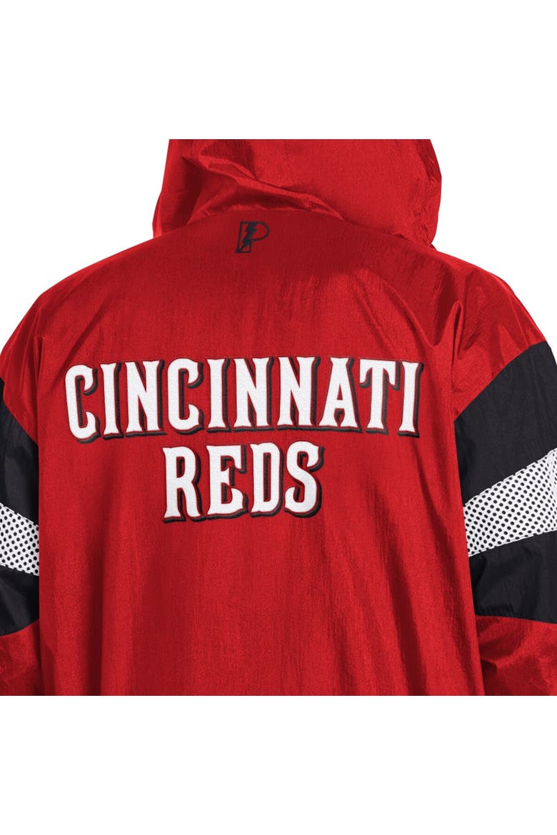 Men's Pro Player Red/Black Cincinnati Reds Legacy Lightweight Full-Zip Hooded Jacket, Alternate, color, Red