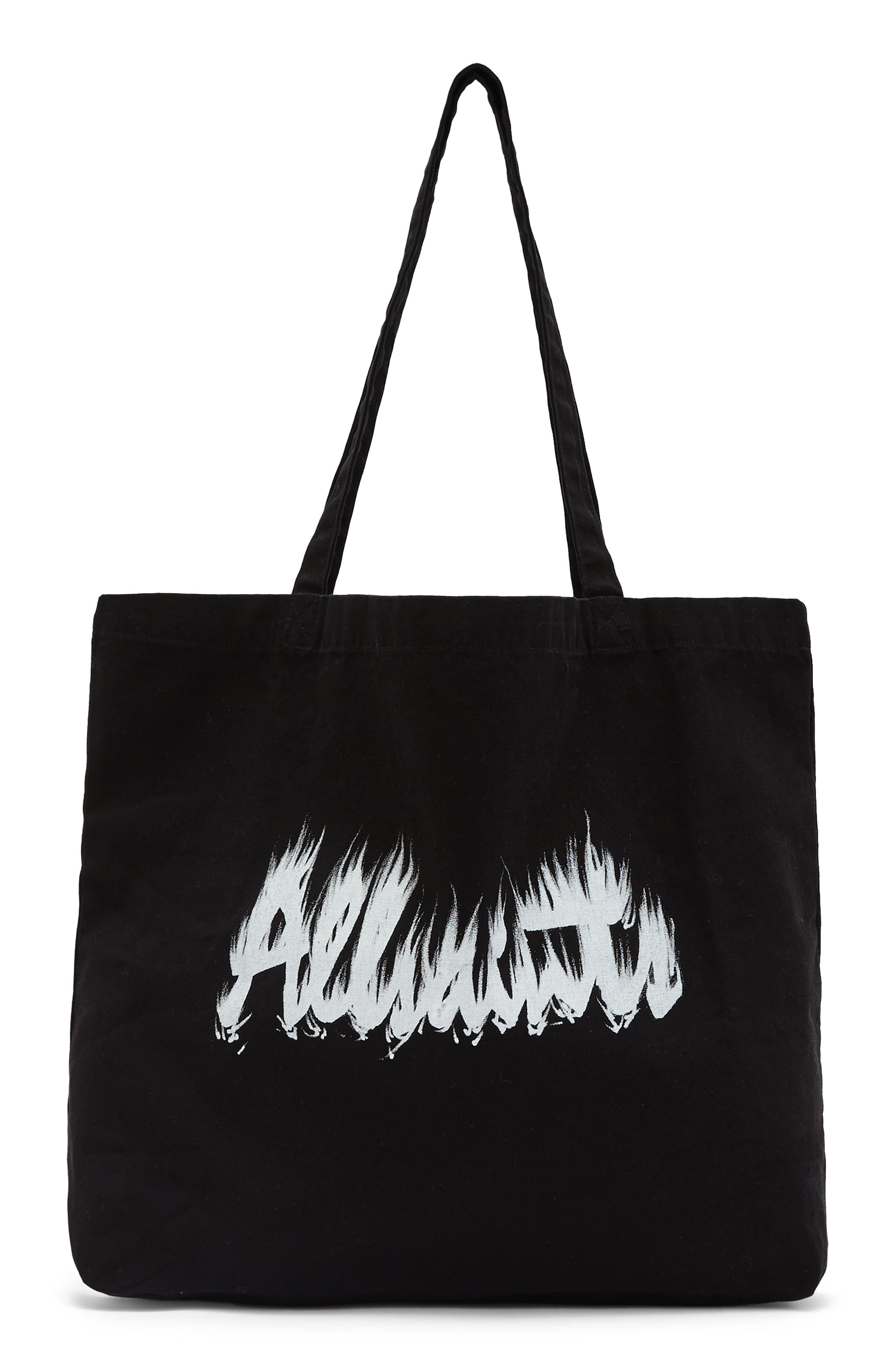 AllSaints Smudger Cotton Tote, Main, color, 