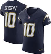 Nike Men's Nike Justin Herbert Navy Los Angeles Chargers Alternate Super Chargers Vapor F.U.S.E. Elite Jersey