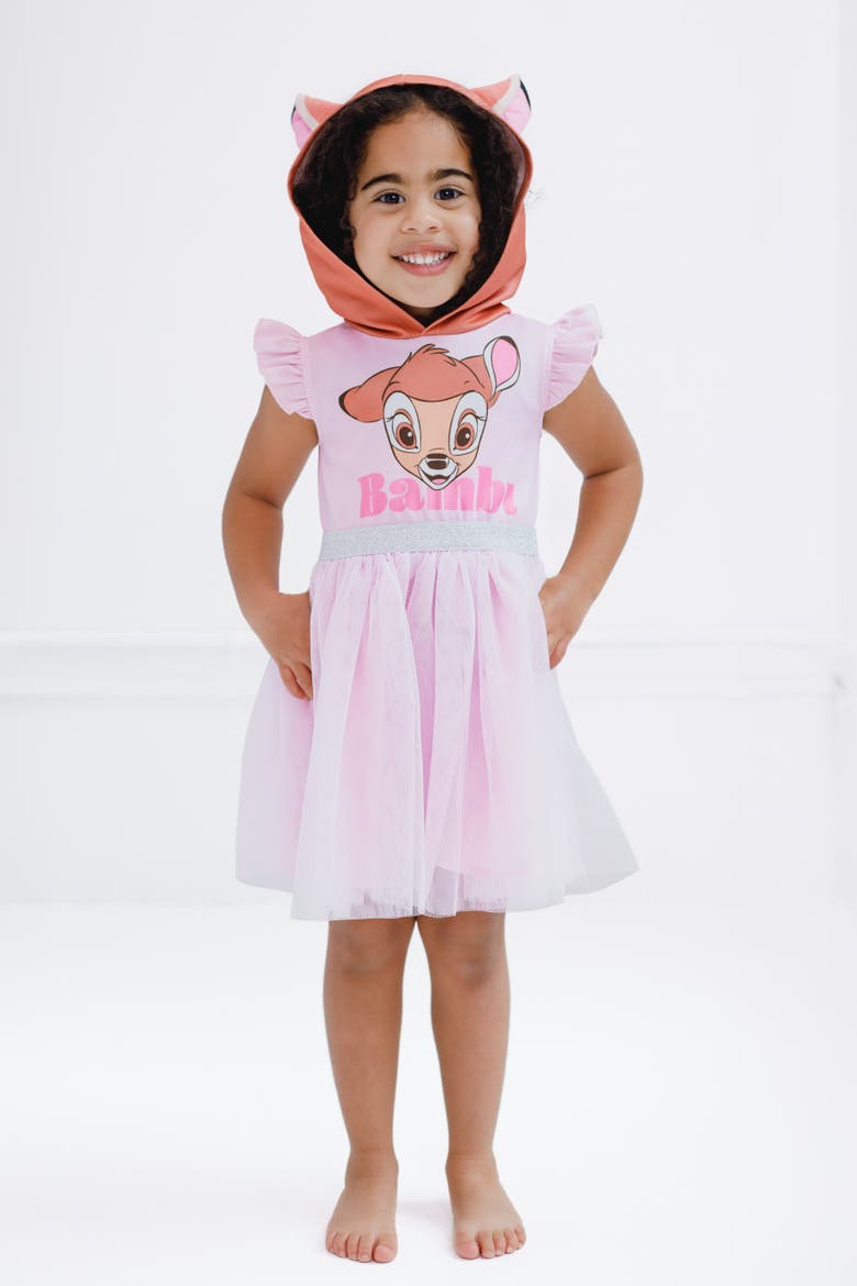 Bambi Cosplay Hooded Dress, Alternate, color, Bambi Pink Brown