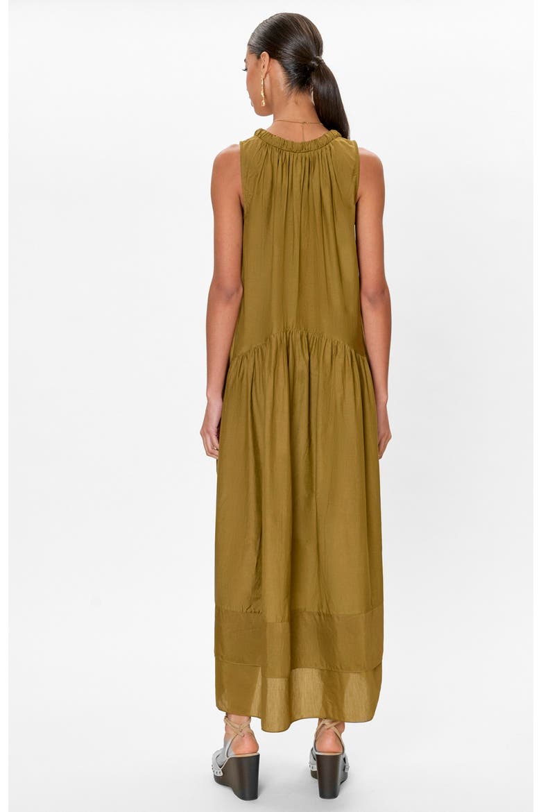 Lilou Sleeveless Dress, Alternate, color, Leaf Green