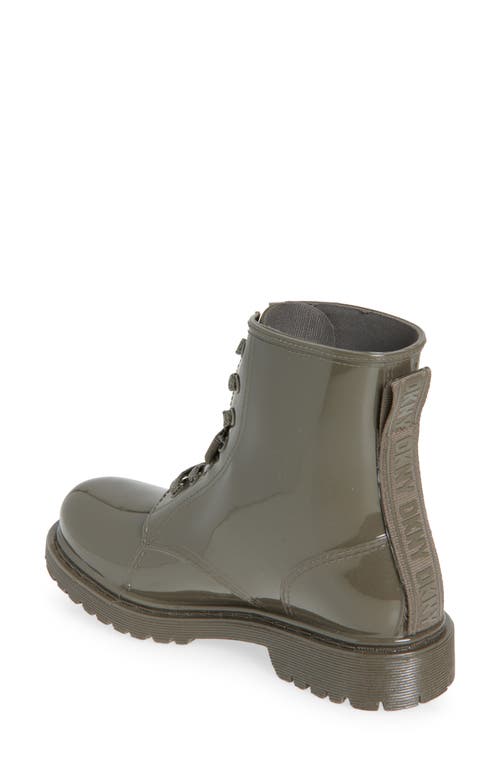 Dkny Tilly Lace-up Rain Boot In Burgundy