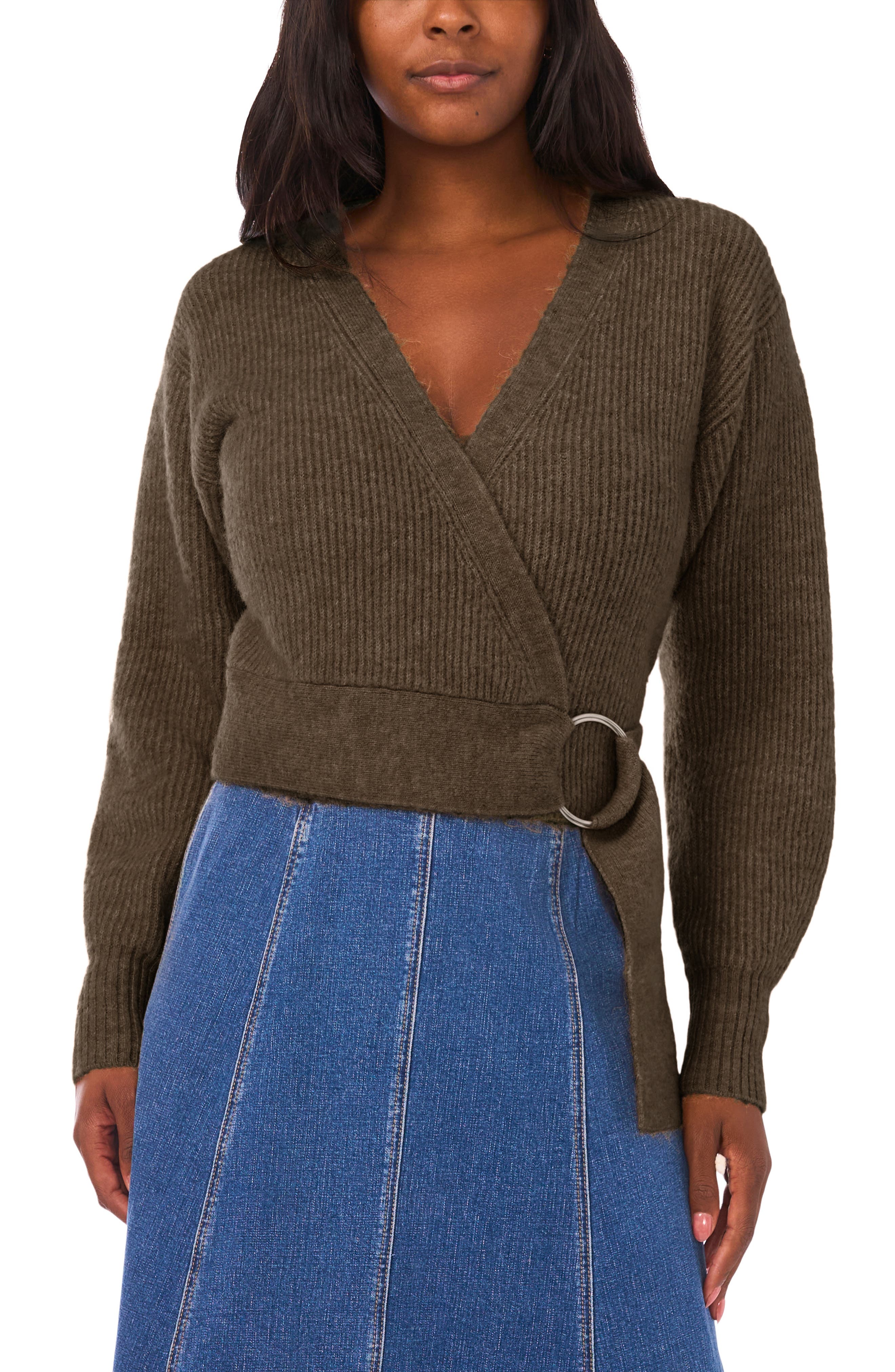 1.state Wrap Sweater In Winter Twig