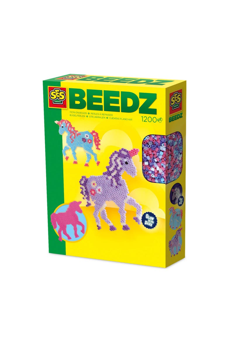 Beedz Fantasy Horses, 1200 Fusible Iron On Beads, Kids 5+, Main, color, Multicolored