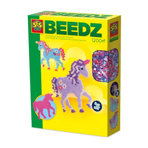Beedz Fantasy Horses, 1200 Fusible Iron On Beads, Kids 5+