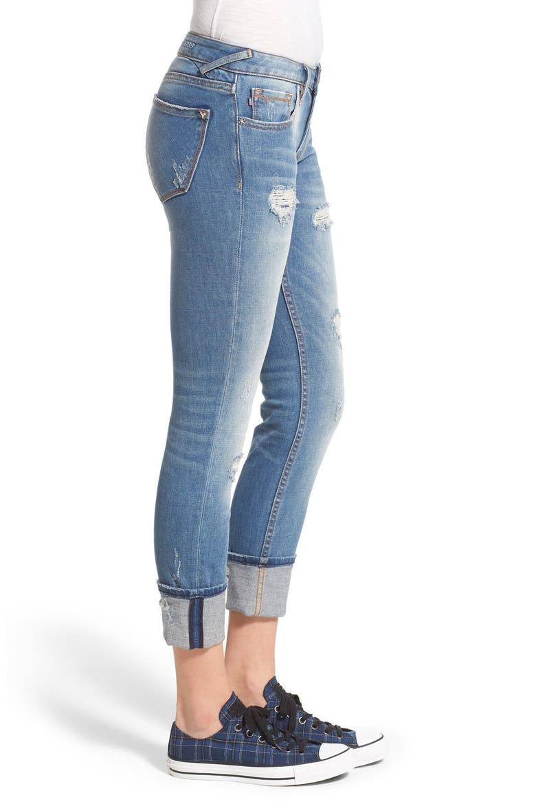 'Tompson' Easy Skinny Jeans, Alternate, color, MEDIUM WASH