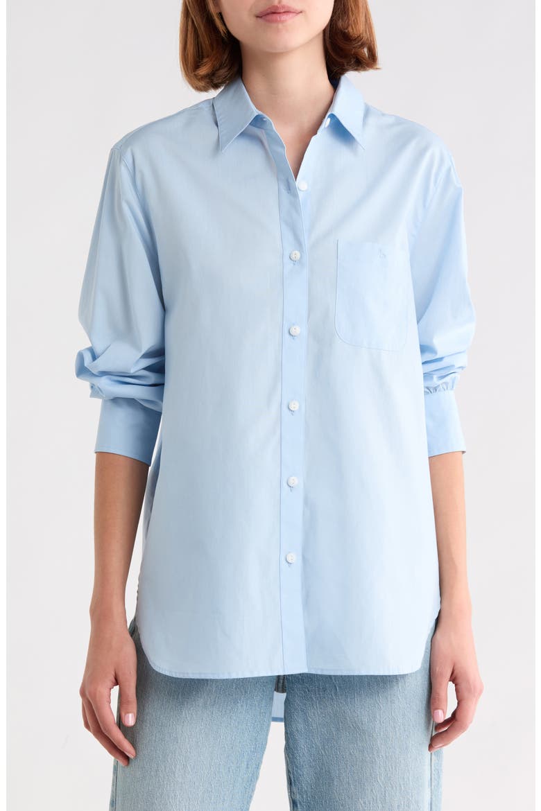 Max Button Front Shirt, Main, color, CLS BLUE